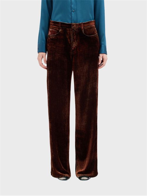 Wide-leg viscose and silk trousers PIERRE-LOUIS MASCIA | PT12699512524/102